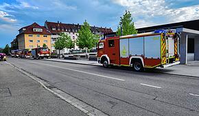 Die Feuerwehr Waldshut-Tiengen ist am Donnerstagabend, 22. Mai, zu einem Einsatz zum Waldshuter Hallenbad ausgerückt.
