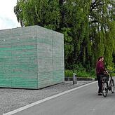 Das war 2016: Coycoy betrieb einen Kiosk-Würfel am Seerhein. Fast an der gleichen Stelle soll es jetzt ein dauerhaftes Gebäude geben.