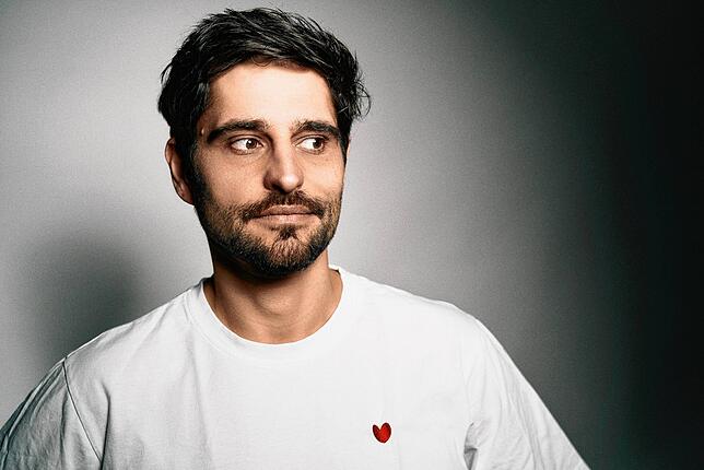 Die Sprache ist sein Instrument: Nektarios Vlachopoulos.
