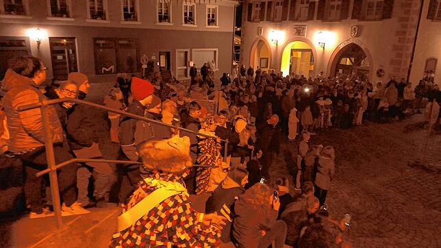Bild 3: Verbrennung in Laufenburg: Raimund Hubers fröhlicher Abgesang auf die Fasnacht