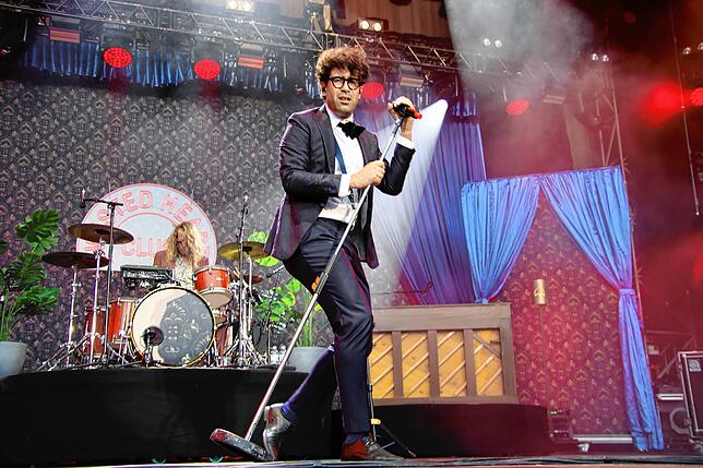 Am Finaltag des Festivals Stars in Town auf dem Herrenacker inmitten der Altstadt von Schaffhausen befubelten über 6000 Fans die ...