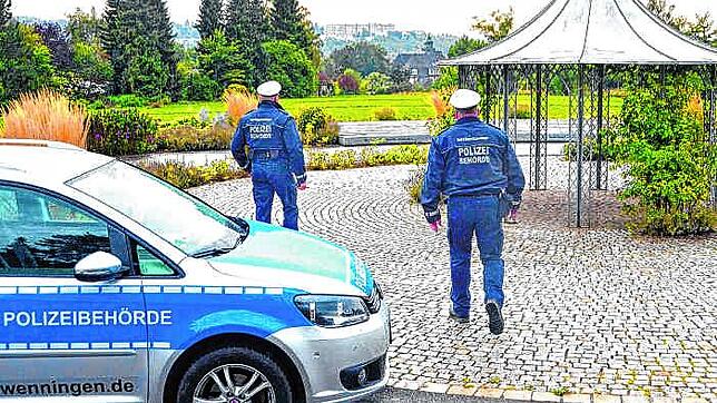 Patrouille auf dem Villinger Hubenloch. Die Stadtpolizei hat nach Angaben ihres Behördenleiters Ralf Glück viele Brennpunkte in der ...