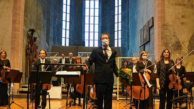 Abstand und Maske wie hier beim Konzert am 3. Oktober: Das wird auch bei den Neujahrskonzerten so sein, die das Sinfonieorchester ...