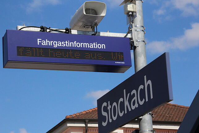 Die Fahrgastinfo macht Zugfahrer auf den Ausfall aufmerksam.