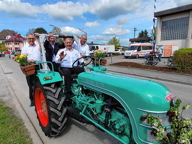 Bild 24: Bilder vom Jubiläumsumzug des Musikvereins Liggersdorf im Rahmen des Bezirksmusikfestes