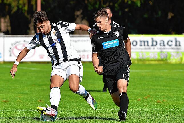 Er ist wieder da: Nach langer Verletzungspause kam Angelo Armenio (links) vom SV 08 Laufenburg wieder zum Einsatz.