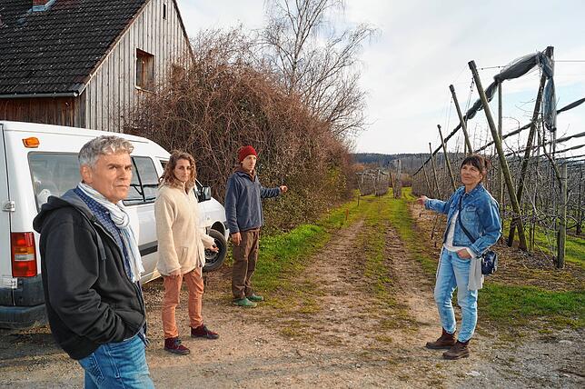 Der Beginn der Bürgerinitiative „Salem Funk“: Das Bild zeigt eines der ersten Treffen der Anwohner, die sich gegen einen ...