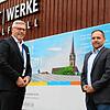 Stadtwerke-Geschäftsführer Andreas Reinhardt (links) und Vertriebsleiter Joachim Kania.
