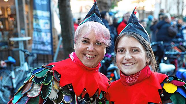 Bild 22: Konstanzer Fasnacht: Fotos von der Brunnenputzete der Blätzlebuebe