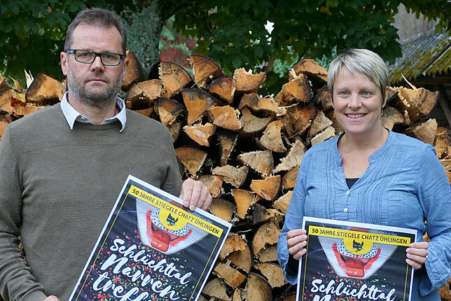 Das Vorsitzendenduo Gerhard Albicker und Sandy Schäuble.