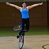 Kunst auf einem Rad: Kunstradfahrerin Caroline Wirth vom RSV Wallbach geht gut vorbereitet in den ersten Baden-Württemberg-Cup, den ihr ...
