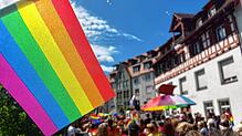 Beim Überlinger CSD ziehen die Demonstrierenden mit bunten Kostümen, Flaggen und Musik durch die Innenstadt. Ziel: Für Vielfalt, ...