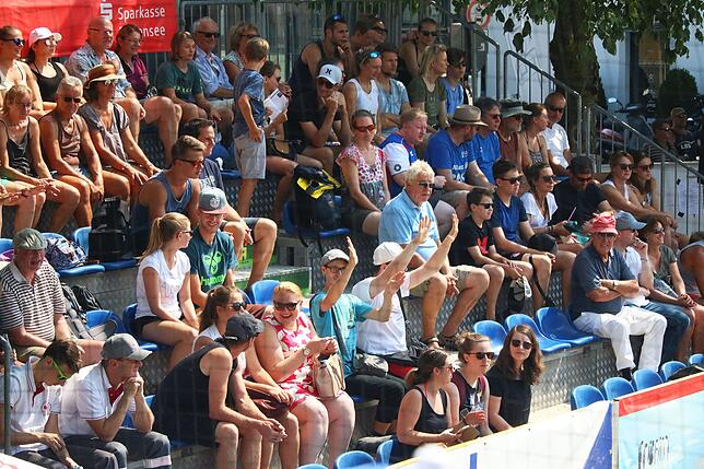 Am Wochenende gab es beim trotz heißer Temperaturen volle Tribünen.
