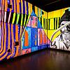 Ein Blick in die Hundertwasser-Ausstellung in Lindau.