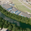 Visualisierung der 50-MW-Elektrolyseanlage, die Badenova und RWE beim Rheinkraftwerk Albbruck-Dogern errichten wollen. Hier soll grüner ...