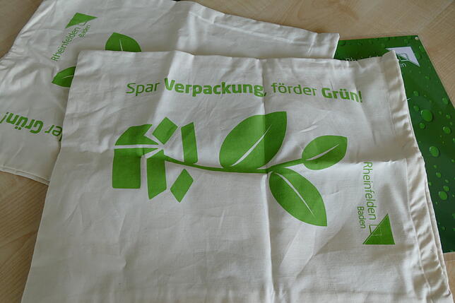 Beim nächsten Aktionstag sollen an die Kunden Stofftaschen zum Einkaufen verteilt werden.