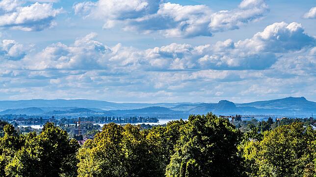 Solche Aussichten gibt es vom Bismarckturm