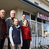 Im Donaueschinger Cinema findet bald wieder jedes Wochenende Kino statt: Henry Probst (von links), Leopold Winterhalder, Sophia ...