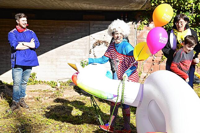Bild 9: Die besten Bilder der Schramberger Bachnafahrt am Rosenmontag
