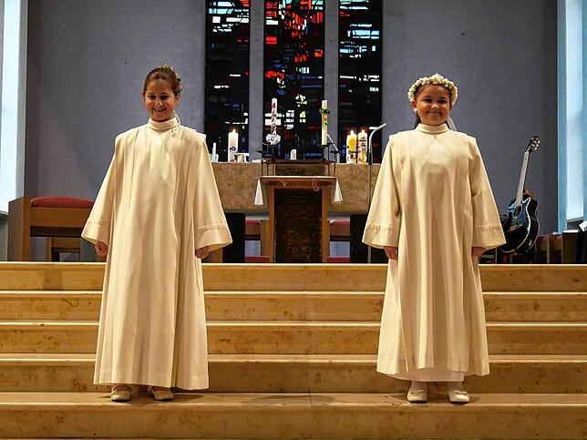 Bild 1: Das sind die Kommunionkinder auf der Baar