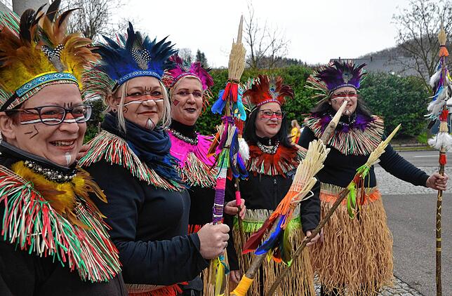 Tapfere Kriegerinnen aus dem Amazonasbecken am Gehrenberg.