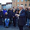 Viele Interessierte kamen zum Ortstermin auf den Stephansplatz, zu dem CDU und Junge Union eingeladen hatten.