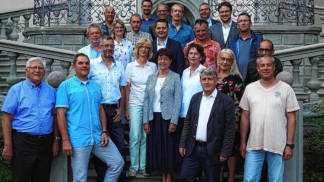 Der Bad Säckinger Gemeinderat nach der Amtseinführung im vergangenen Jahr. Persönlich haben sich die Mandatsträger seit Monaten nicht ...