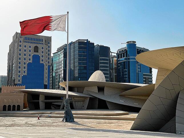 Luxus und Prunk: Hochhäuser in Doha demonstrieren den Reichtum, zu dem Katar in den letzten Jahren gelangt ist.