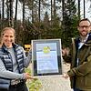 Silke Leibold, Geschäftsführerin der WFG/Zollernalb-Touristinfo und Tobias Kolbeck, Tourismusverantwortlicher des Landkreises ...