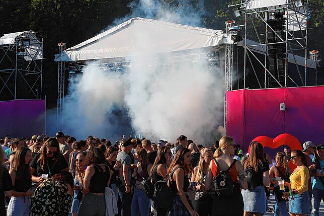 Fast wie in alten Zeiten: Das Gute-Zeit Festival im Bodenseestadion 2021.