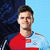 So wurde Patrick Volz von SG Flensburg-Handewitt angekündigt: Links das Trikot der Flensburger, rechts das Trikot es dänischen ...