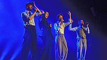 Lukas Teske, Jan Bürger, Christoph Hiller und Oliver Gies von Maybebop sangen im Gloria-Theater, was sie wollten – inklusive ...