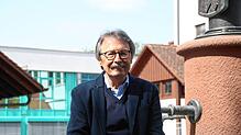 Norbert Lumbe, Fraktionsvorsitzender der SPD, auf dem Untertorplatz. Wo sich aktuell noch die Stadtwerke befinden, soll künftig unter ...