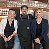 Freuen sich als neue Pächter auf ihre Aufgaben im Haus Linzgau: Sabine Schönbucher (links), Felix Späth und Angela Späth.
