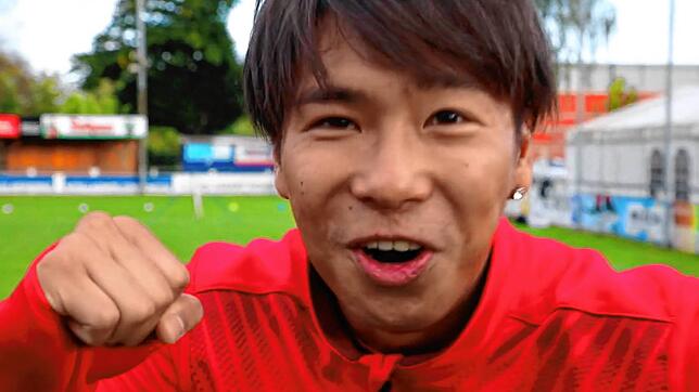 Ryotaro Tomizawa (rechts), Neuzugang beim 1. FC Rielasingen-Arlen.
