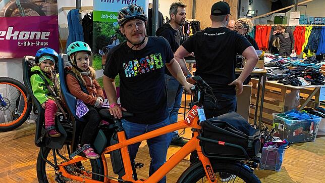 Die Spezialradmesse war auch ein großer Spaß auch für Familien.