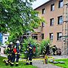 Die Feuerwehr hat am Sonntag, 3. August, einen Einsatz in der Hindemithstraße. Ein Brand in einer Küche kann schnell gelöscht werden.