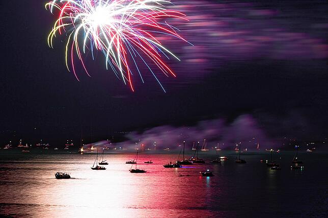 Bild 9: Bilder vom Seehasenfest-Feuerwerk 2022