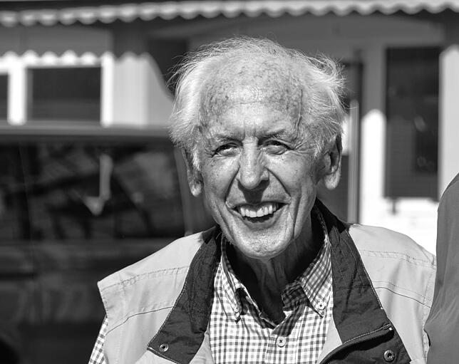 Hubert Kunicki ist im Alter von 88 Jahren verstorben. Dieses Foto entstand im August 2022 bei einem SÜDKURIER-Termin.