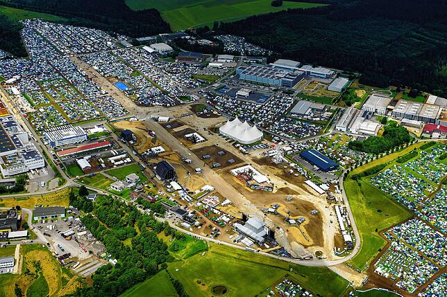 Bild 8: Southside Festival 2024 - Spektakuläre Luftbilder von oben