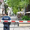 Die Polizei ist in Singen immer wieder gefordert, wie hier beim Großeinsatz in der Singener Innenstadt wegen eines Gasalarms im Mai ...