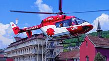 Der Rettungshubschrauber muss eine schwer verletze Person ins Klinikum bringen. (Symbolfoto).