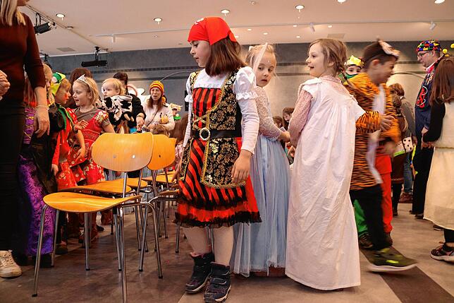 Reise nach Jerusalem: Beim Kinderball wurde den jungen Teilnehmern einiges an Spielen geboten.