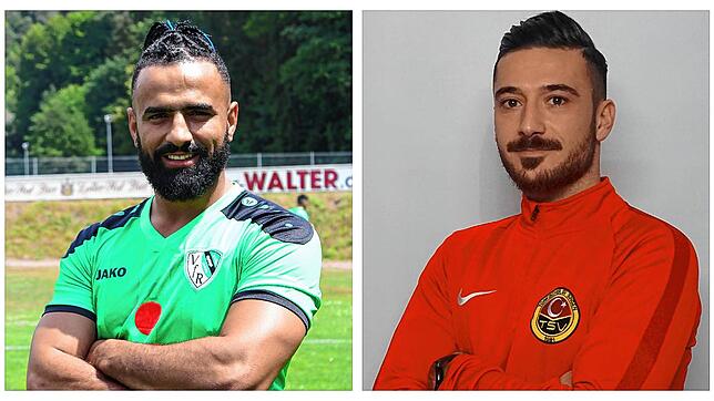 Sie wechseln vom VfR Stockach zum ESV Südstern Singen: Atef Arfaoui (links) und Ahmet Turan.
