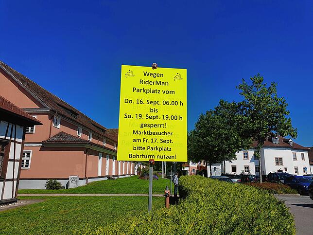 Ab dem 16. September beginnt der Aufbau für das Jedermannrennen „RiderMan“. Auf den Straßen und Parkplätzen ist daher mit ...