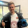 Daniel Niedermann vom Türk. SV Singen nach der Entfernung eines Metallteils im Emmendinger Klinikum.