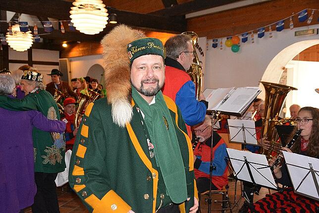 Bild 20: Bilder vom Narrentreffen der Urviecher-Zunft: Narrenmesse und Zunftmeisterempfang