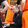 Panthers-Trainer Alen Velcic (Mitte) und seine Schwenninger Basketballer müssen sich kaum noch Sorgen um den Abstieg machen.