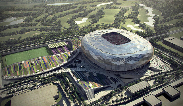 Das Qatar-Foundation-Stadion.