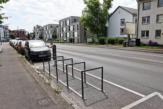 Leere auch in der Wollmatinger Straße.